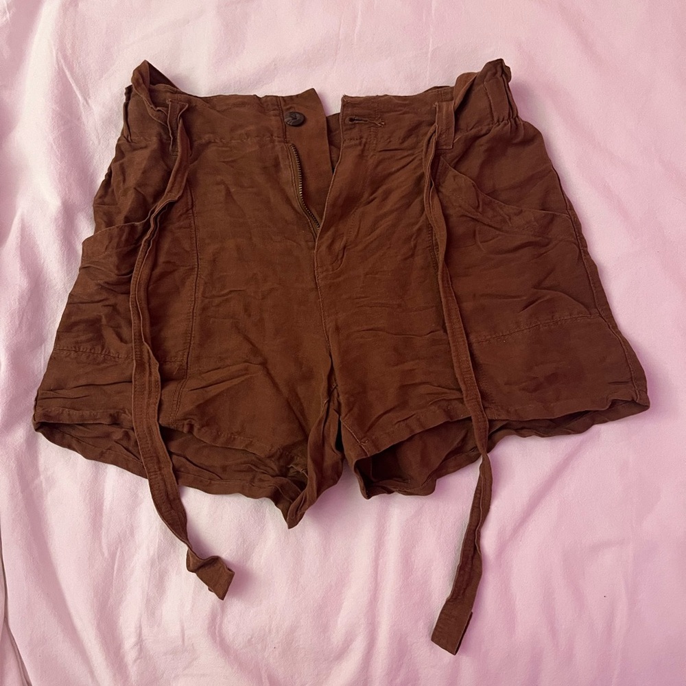Dark Brown Shorts